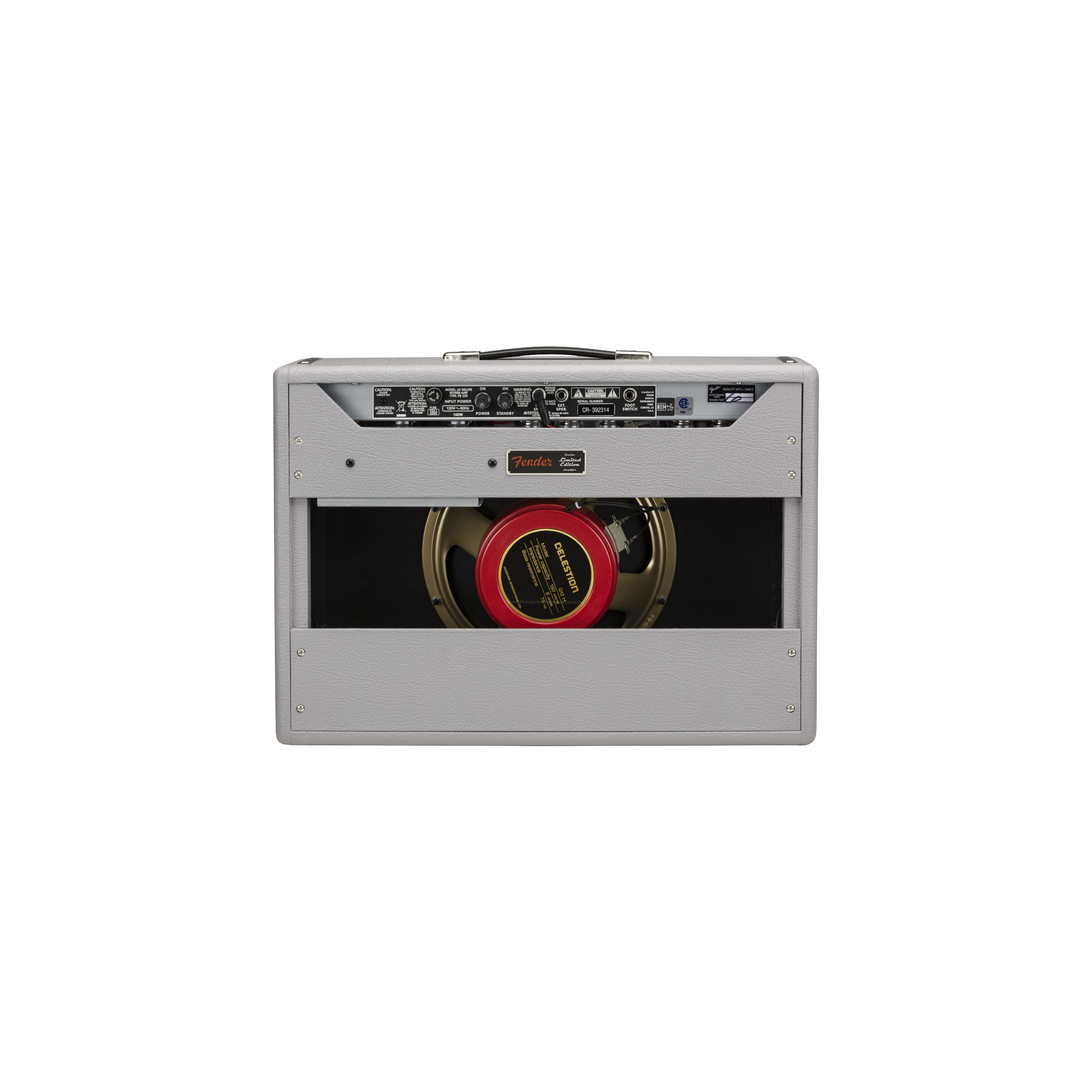Fender '65 Deluxe Reverb Ltd Edition, Celestion Redback, Slate Gray - Image 3