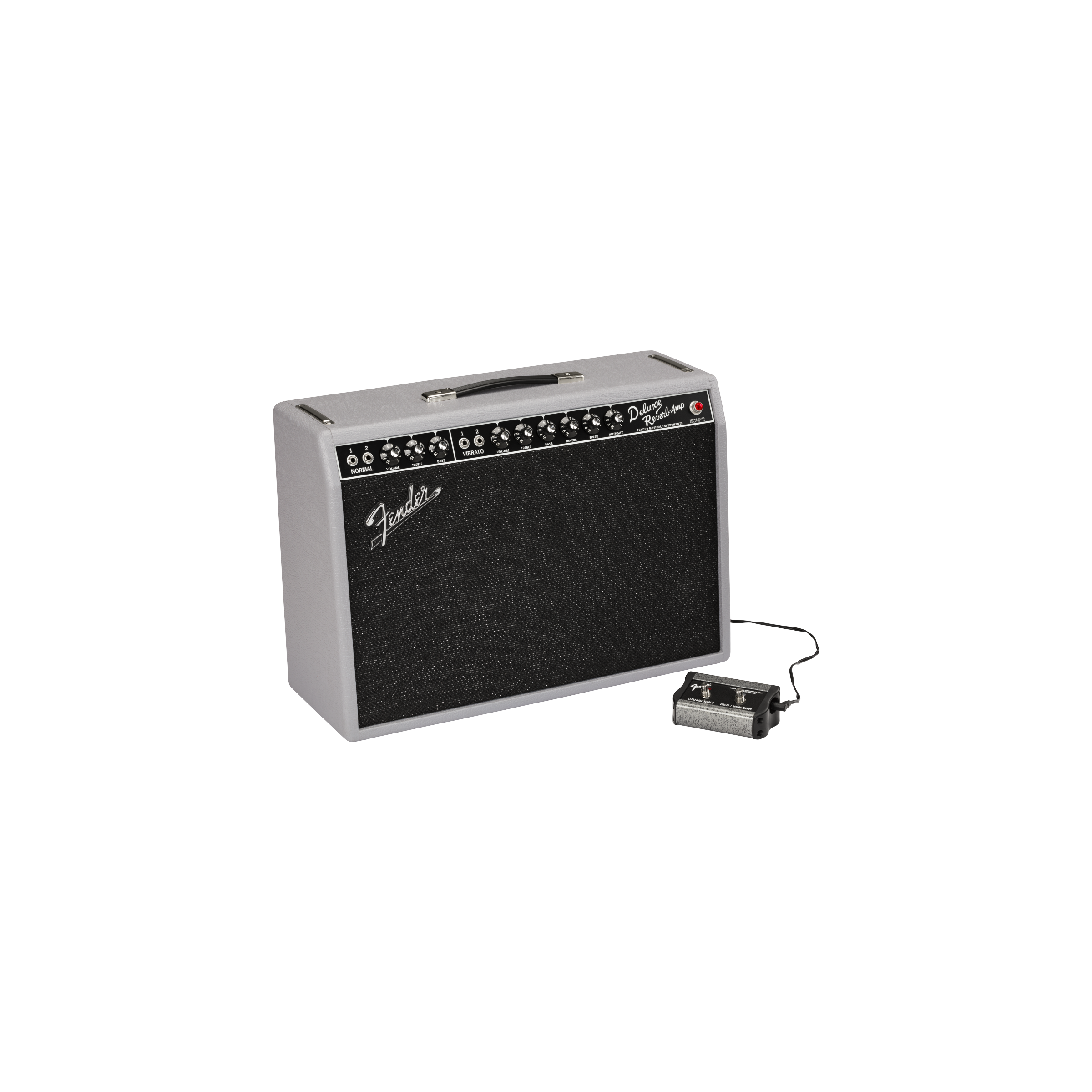 Fender '65 Deluxe Reverb Ltd Edition, Celestion Redback, Slate Gray - Image 2