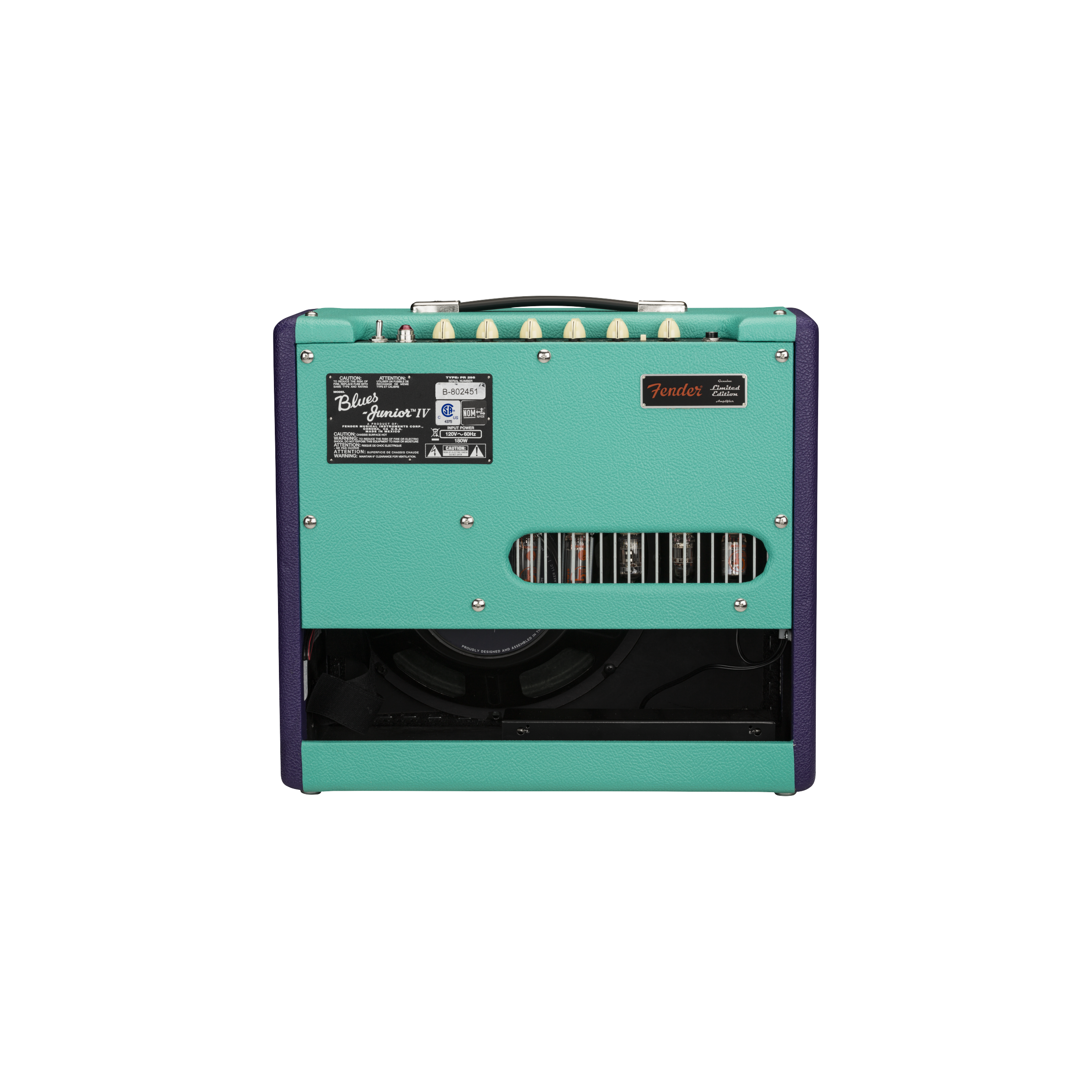 Fender Blues Junior IV Ltd. Edition - Purple/Seafoam - Image 2