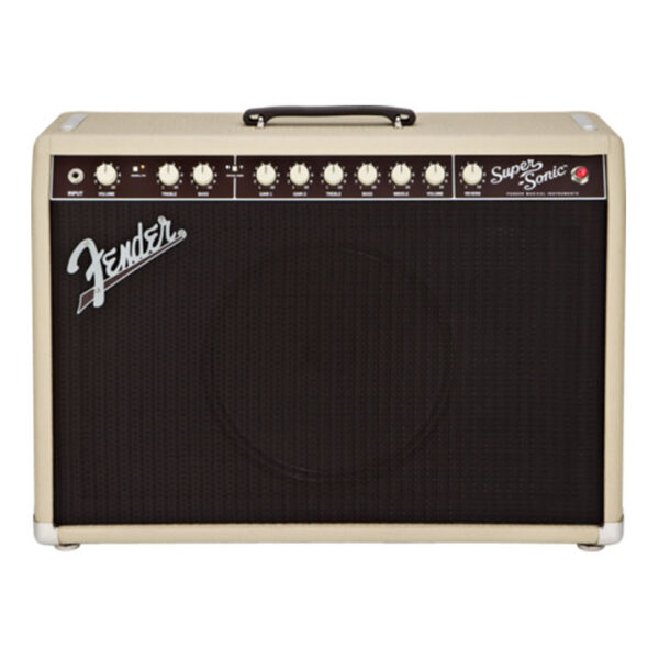Fender Super-Sonic 22 1x12 Combo Amp - Blonde/Oxblood